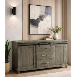 VH1854 : Tủ Rượu, Ti Vi, Tủ Bếp, Chén Dĩa - Cánh Cửa Lùa Gỗ